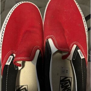 Vans red/black